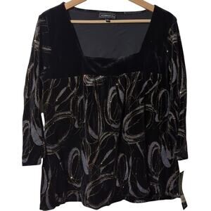 New Vintage Velvet Tunic/Top – ELEMENTZ 0051